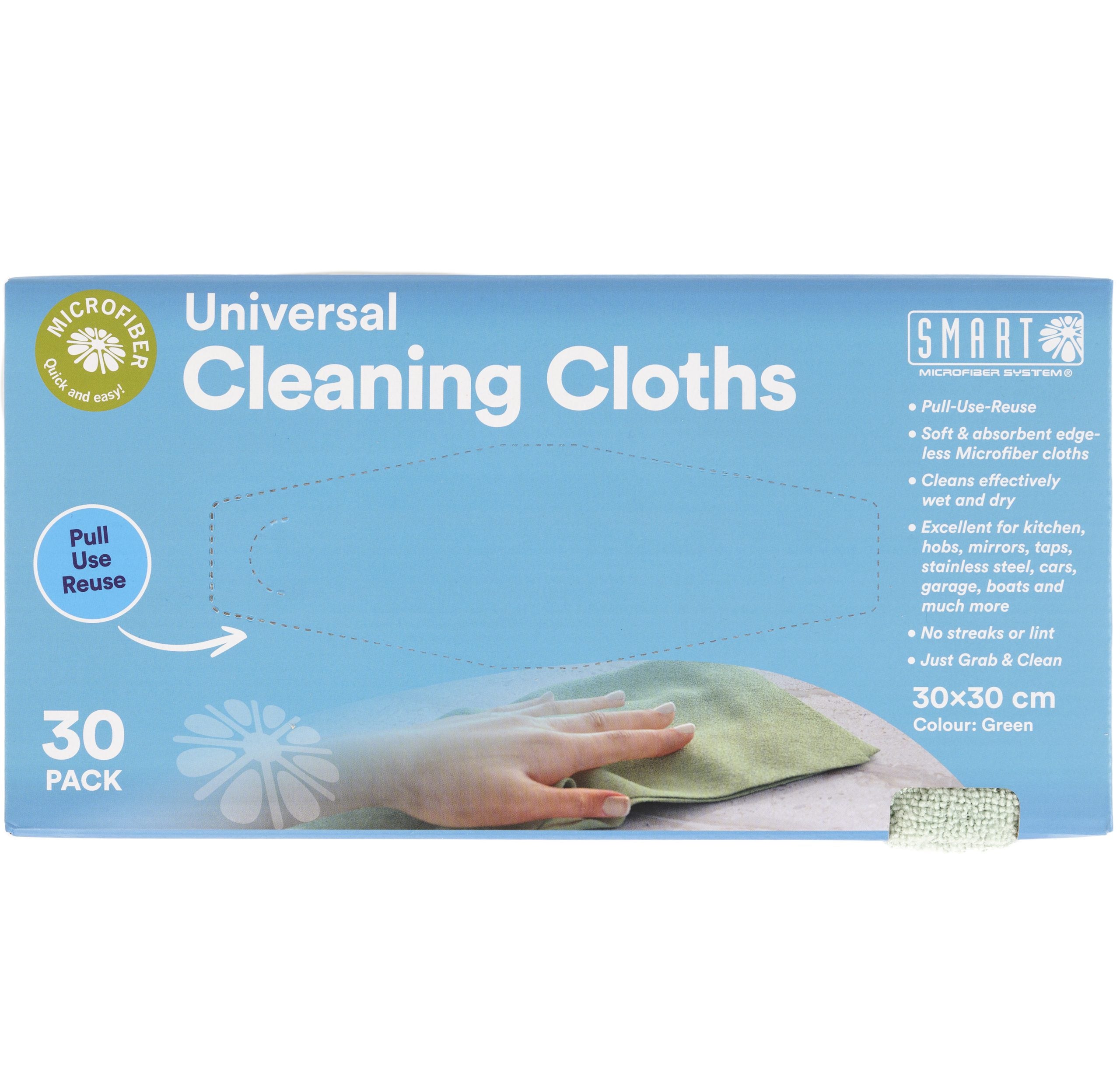Smart Microfiber Städdukar Universal 30st