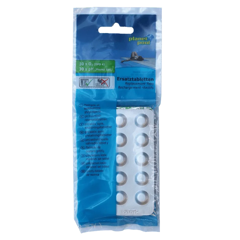 PLANET POOL Ersättningstabletter (pH/aktiv syre)