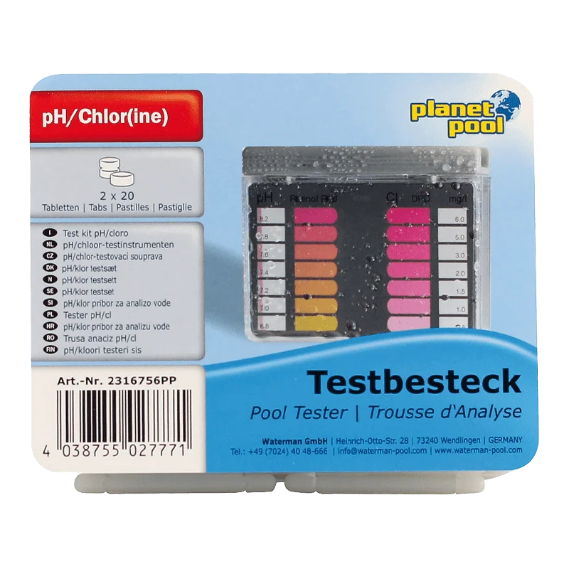 Mini Pool tester (pH/klor/brom)