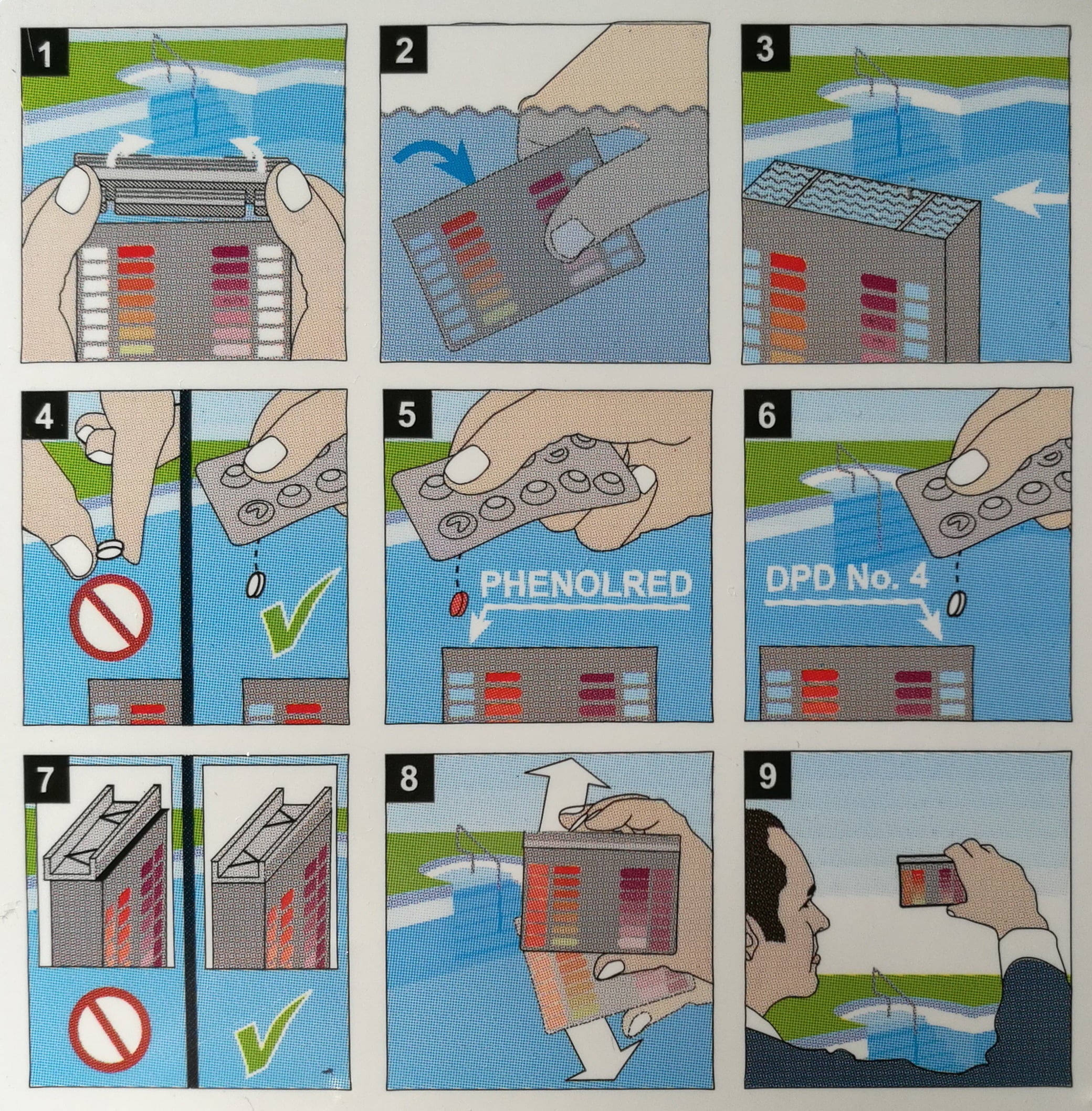 Mini Pool Tester (pH/aktivt syre)