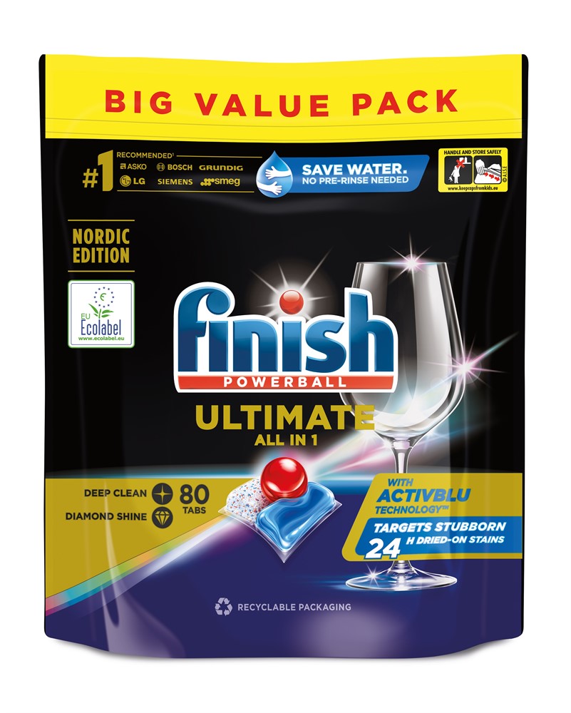 Finish Ultimate AiO Disktabletter 80-p