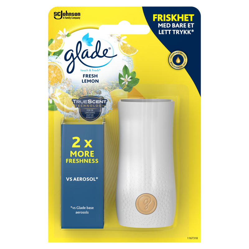 Glade Touch & Fresh Lemon Holder 10ml