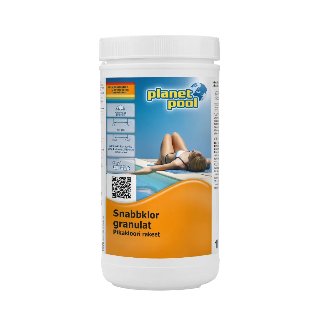 PLANET POOL Snabbklor granulat 1 kg