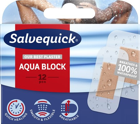 Salvequick Vattentäta Plåster 12-Pack