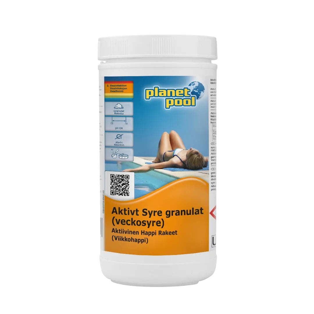 PLANET POOL Aktivt syre granulat 1 kg