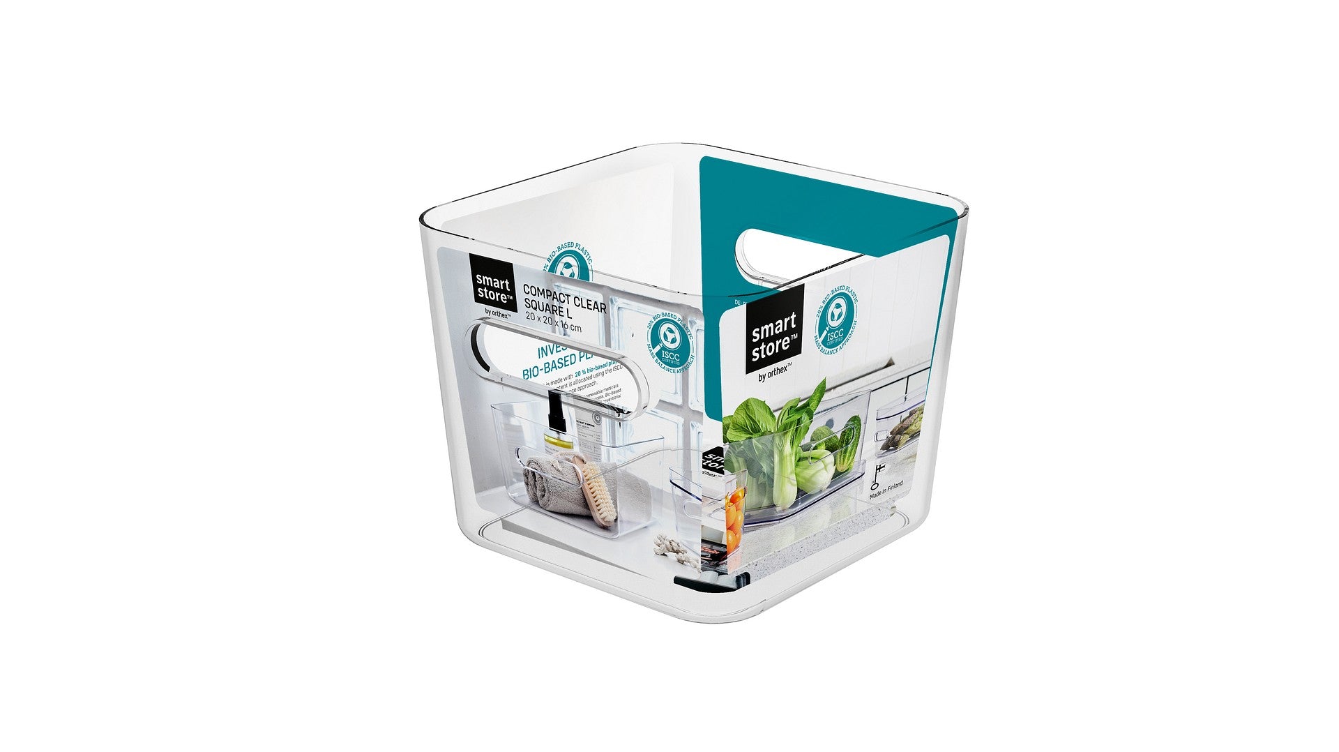 SmartStore™ Compact Clear Square Förvaringslåda L
