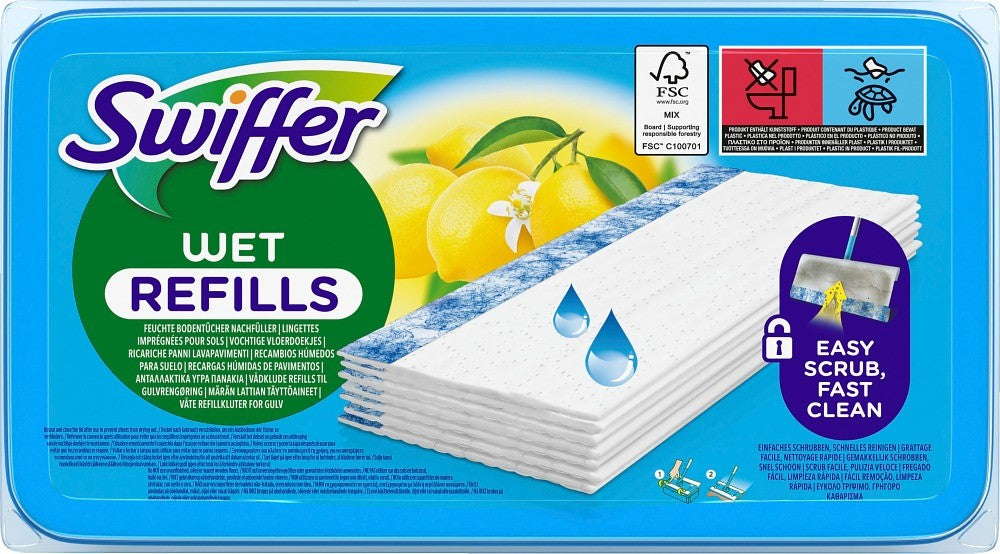 Swiffer Floor Wet Citrus Refills 10st