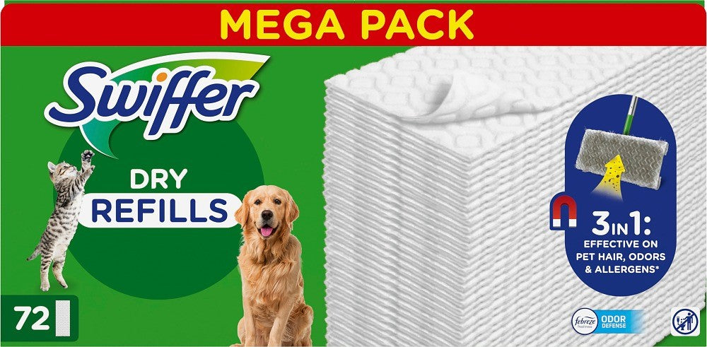 Swiffer Dry Pet Refills 72st