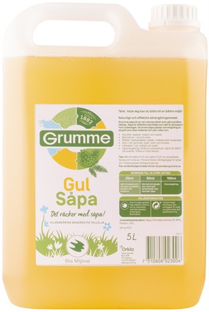 Grumme Såpa Gul 5L