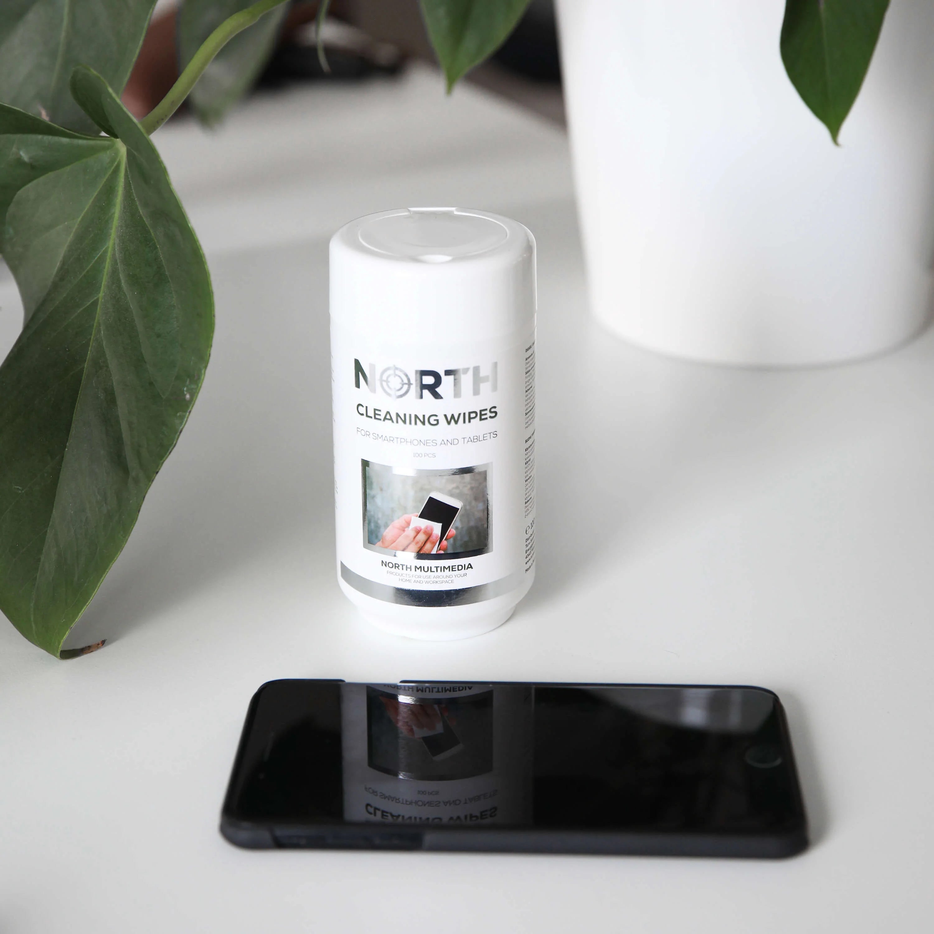 NORTH Rengöringsdukar för mobil och surfplatta 100-pack