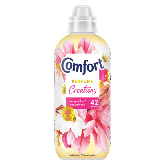 Comfort Sköljmedel Perfume Creations Honeysuckle & Sandalwood 762 ML