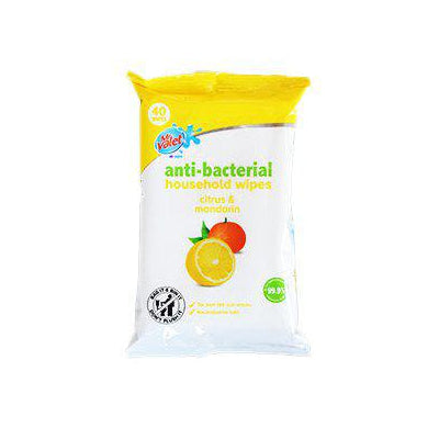 Mr Valet Våtservett Antibakteriell Citrus & Mandarin 30st