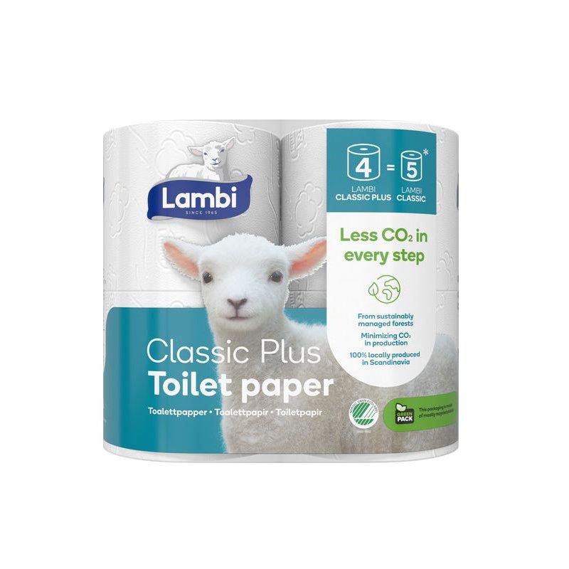 Lambi Toalettpapper Plus 4-P