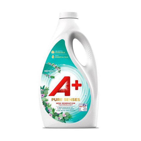 A+ Tvättmedel Flytande Pure Senses Refresh 2475 ML
