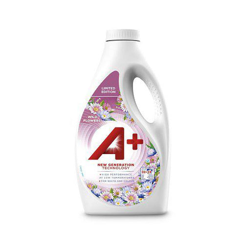 A+ Tvättmedel Flytande Wild Flowers 1,6 L