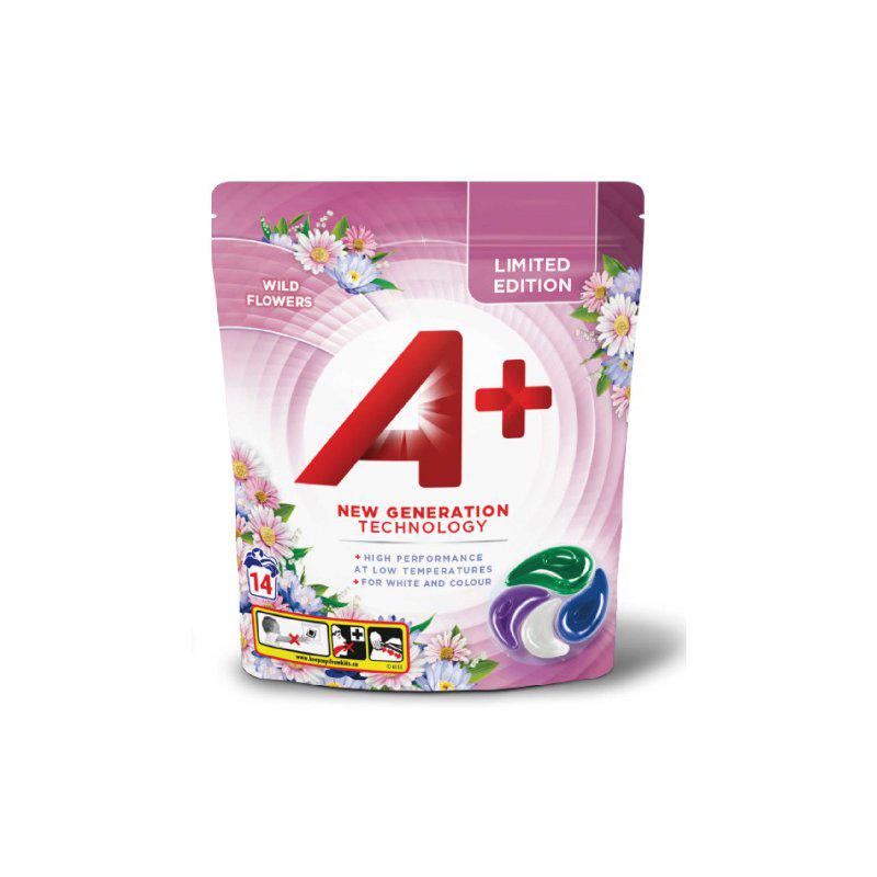 A+ Tvättkapslar Wild Flower 14-P