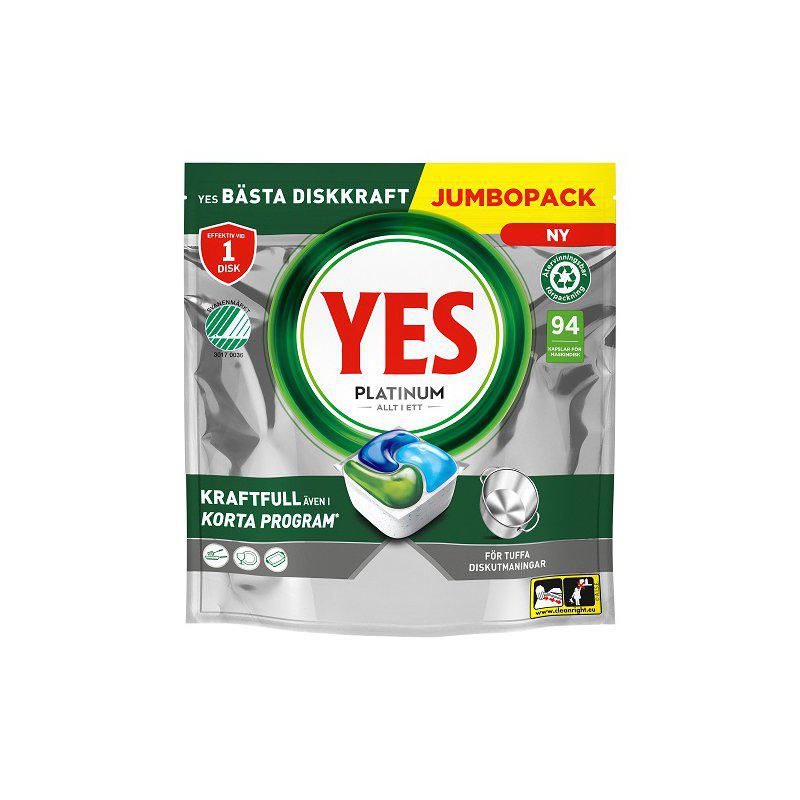 YES Platinum Disktabletter 94-Pack