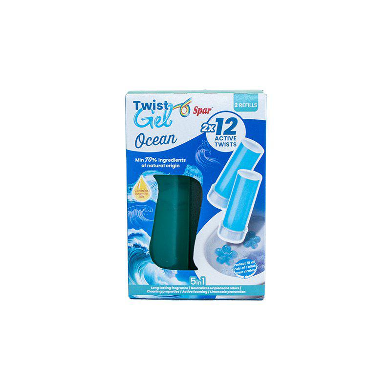 Spar WC-Twistgel Ocean Refill 2-Pack 75 ML