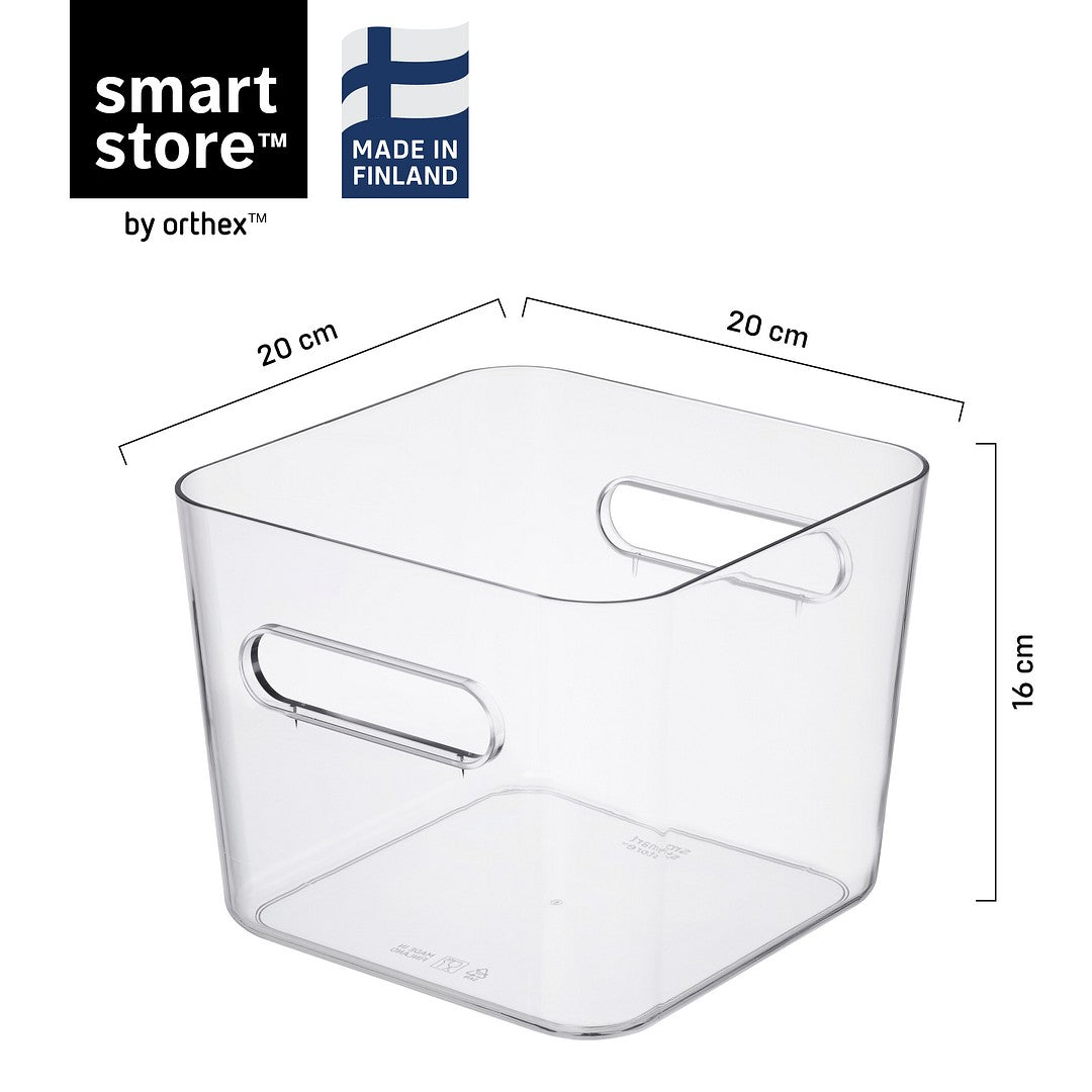 SmartStore™ Compact Clear Square Förvaringslåda L