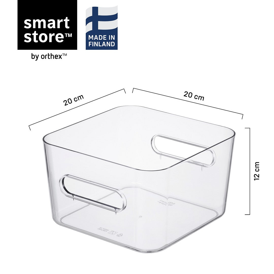 SmartStore™ Compact Clear Square Förvaringslåda M