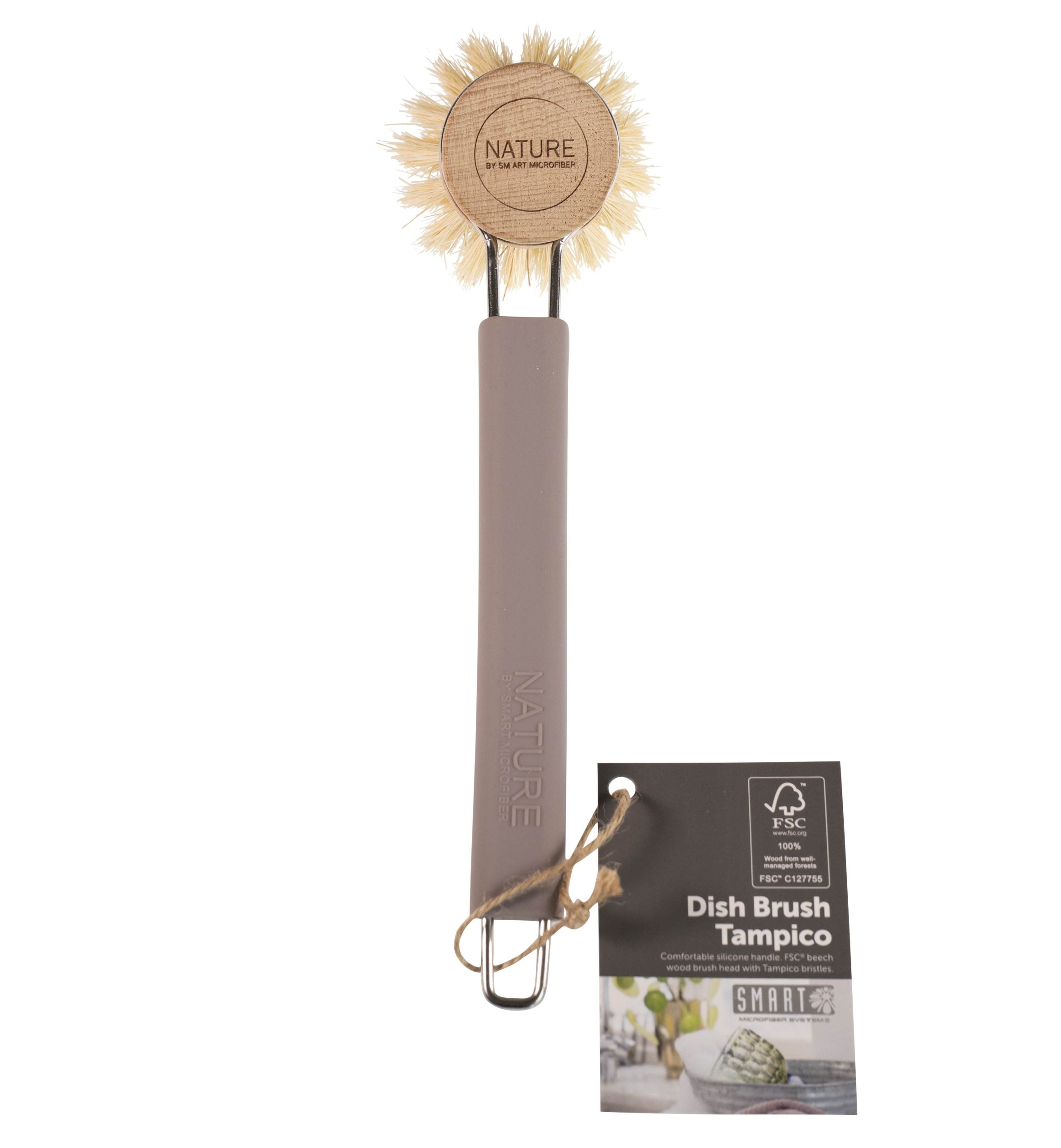 Smart Microfiber - Diskborste Nature Tampico
