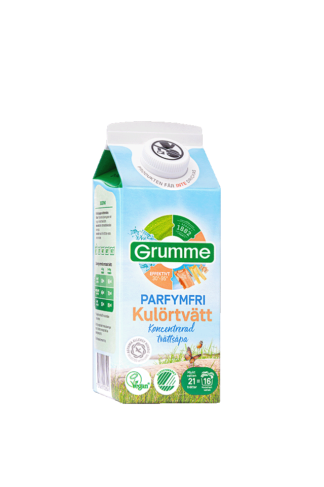 Grumme Flytande Kulörtvätt Sensitive 750ml