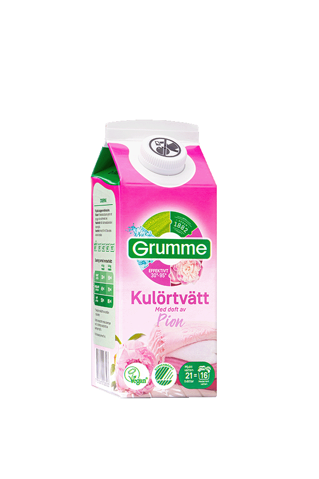Grumme Flytande Kulörtvätt Pion 750ml