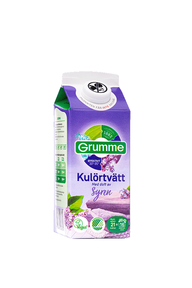 Grumme Flytande Kulörtvätt Syren 750ml