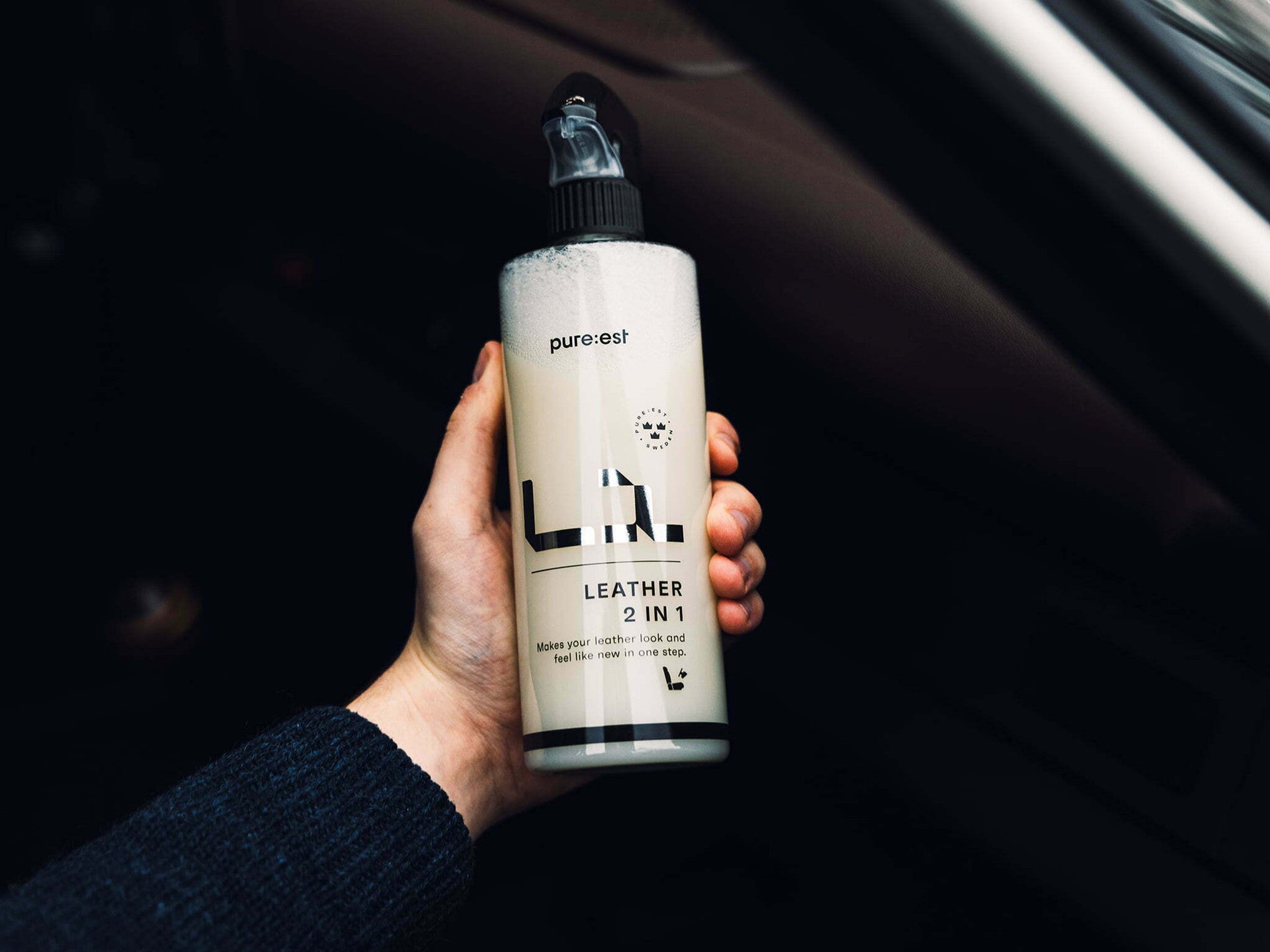 Pureest L1 Läderrengöring & Skydd 500ml