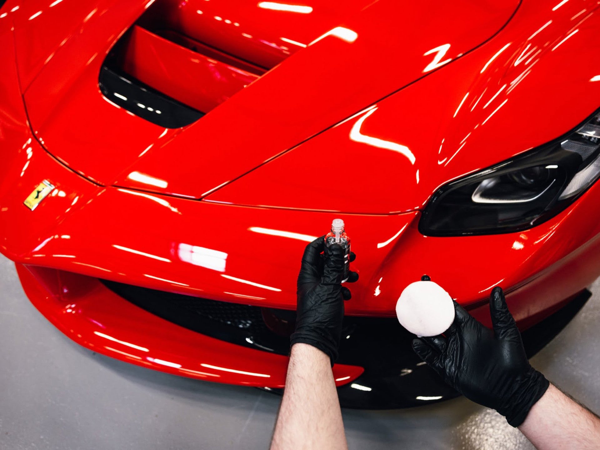 Pureest svarta nitrilhandskar - 25 par