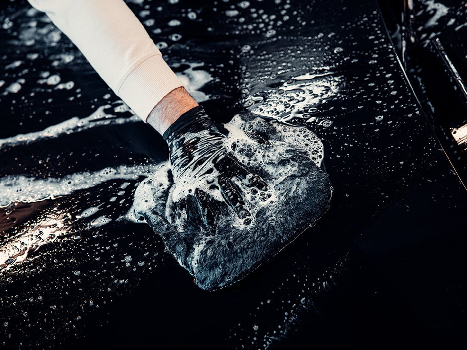 Pureest Wash pad mikrofiber - Svart