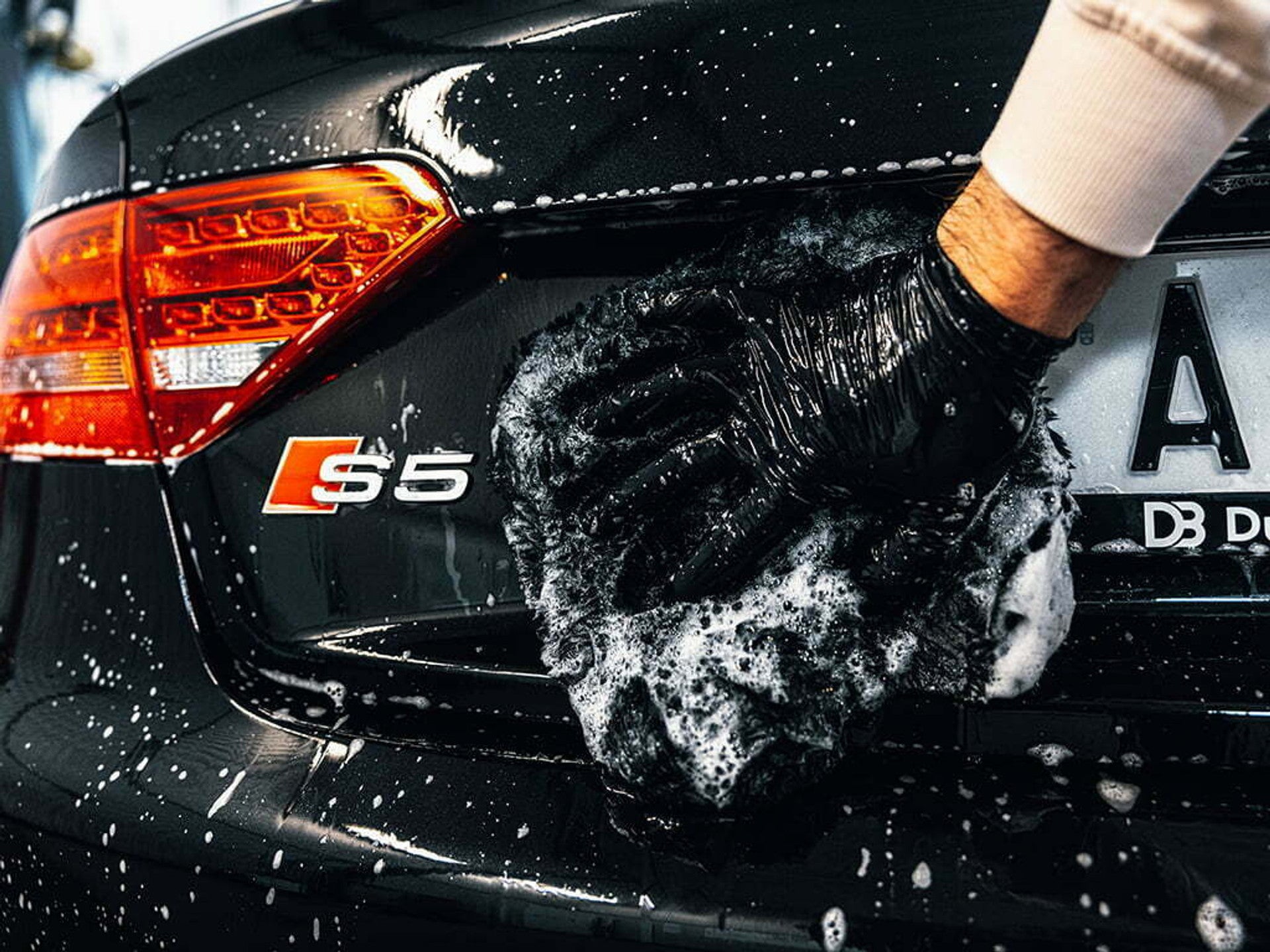 Pureest Wash pad mikrofiber - Svart