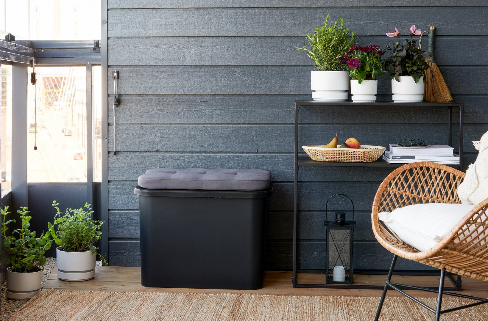 SmartStore™ Sorteringssett 76L med lock och insatser