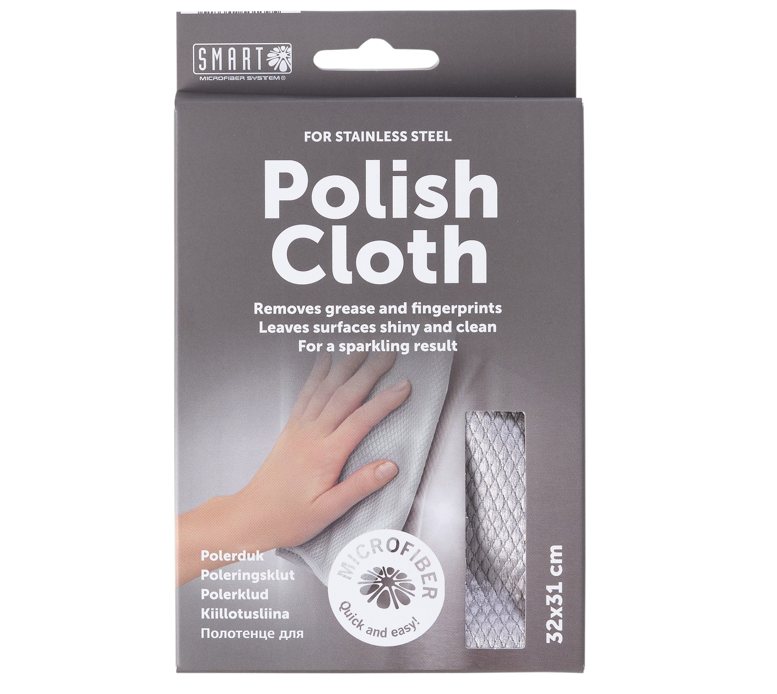 Smart Microfiber - Polerduk rostfritt
