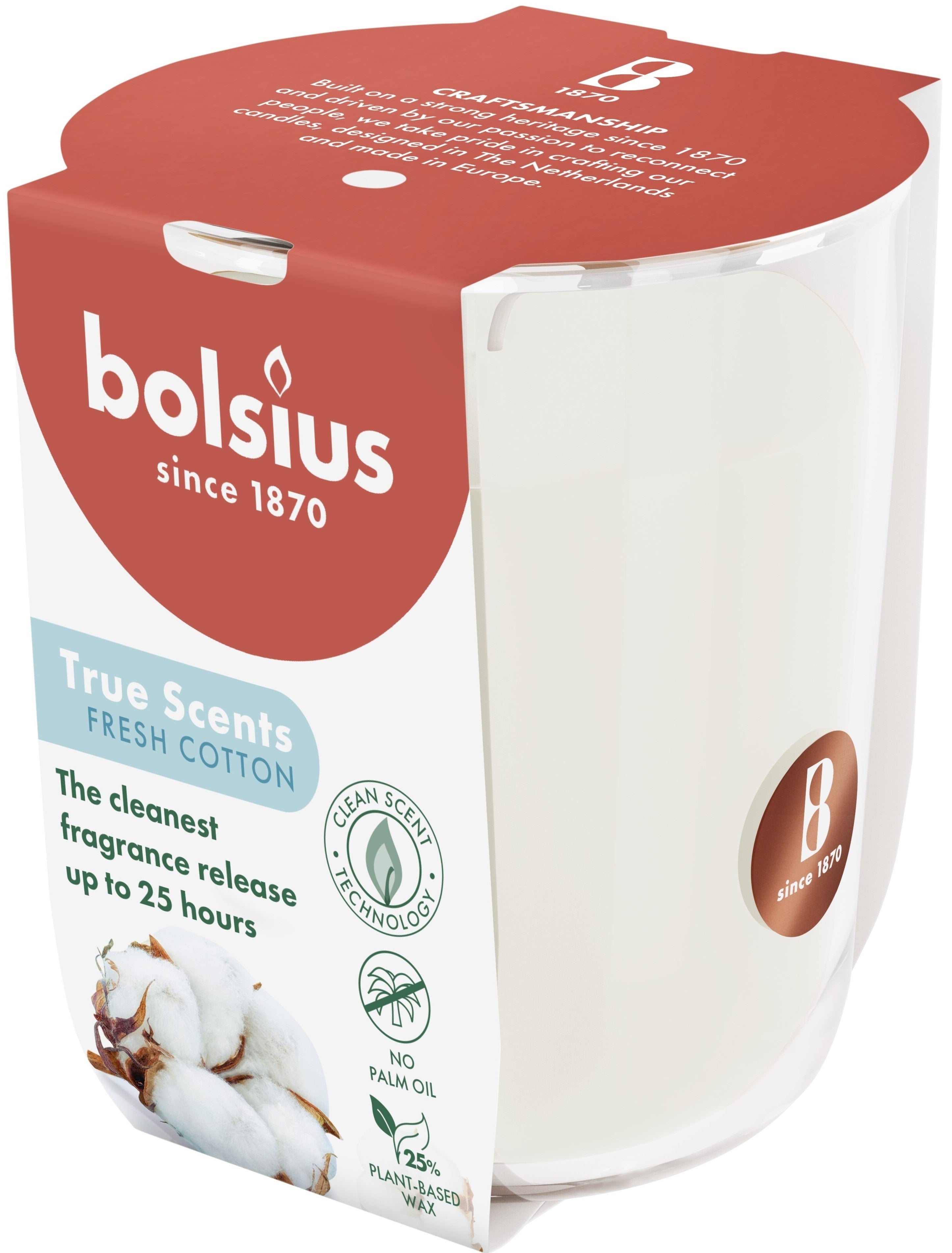 Bolsius Doftljus Fresh Cotton