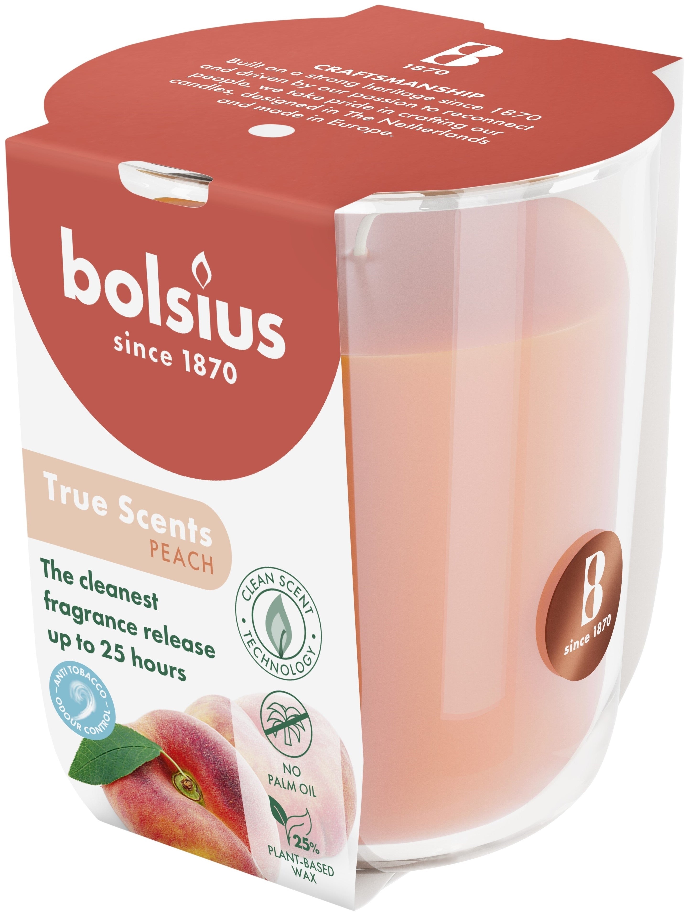 Bolsius Doftljus Persika