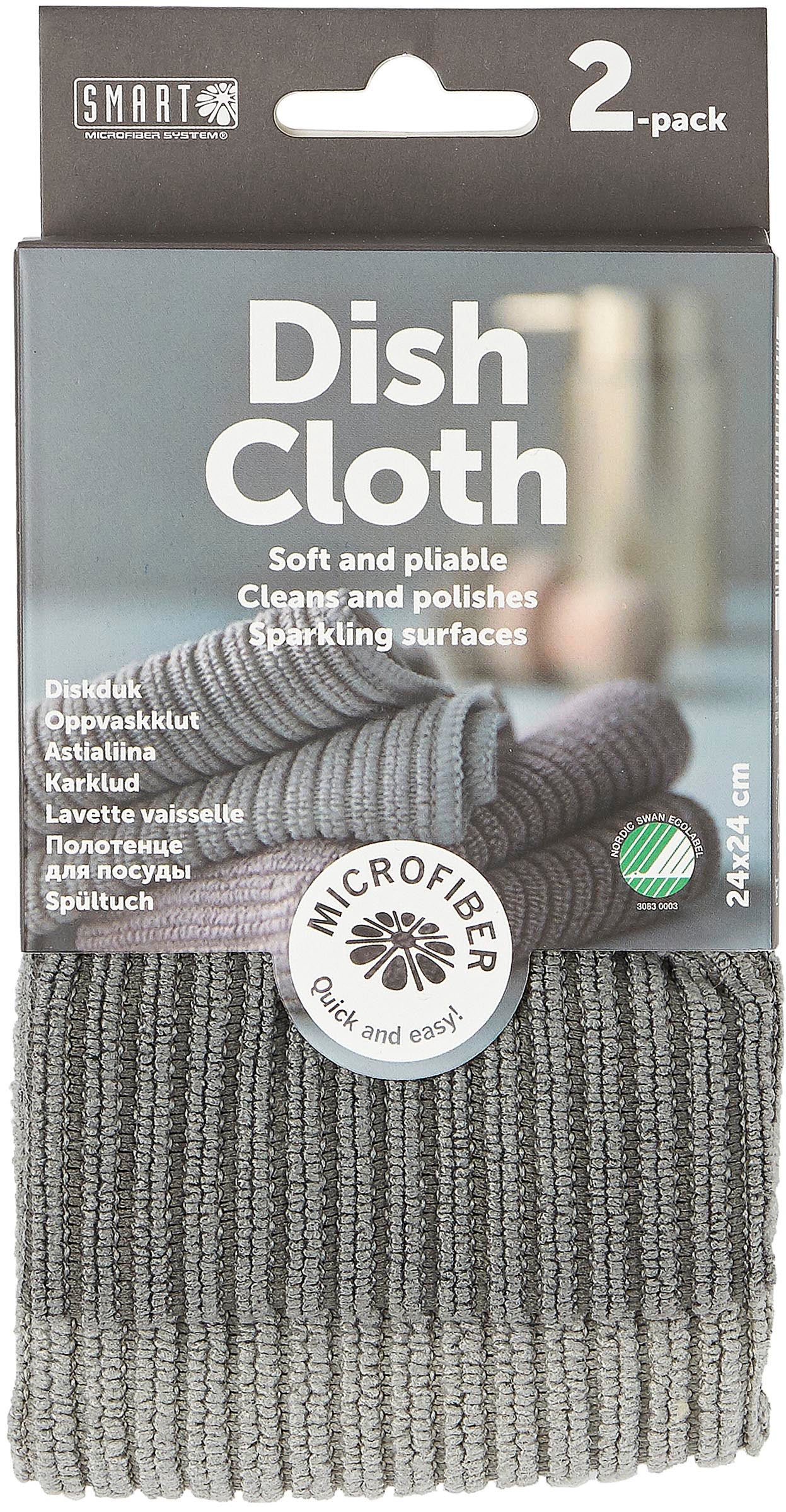 Smart Microfiber - Diskduk 2-pack 24x24cm