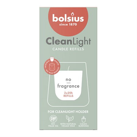 Bolsius Doftfriljus Refill White 2-Pack