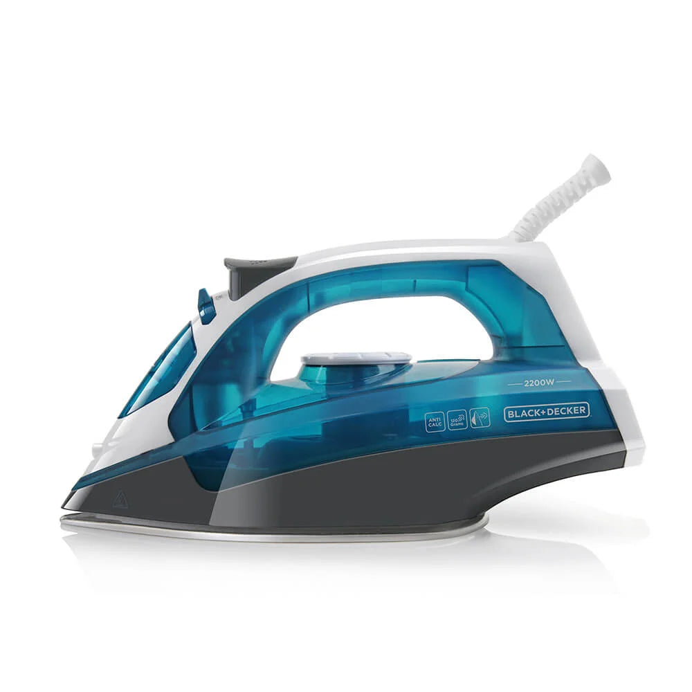 BLACK+DECKER  Ångstrykjärn Blå