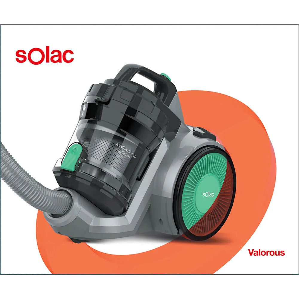 SOLAC  Påslös Dammsugare Valorous 800W