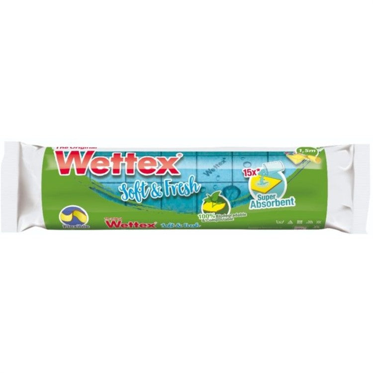 Vileda Wettex Soft Fresh Lime/Blå rulle