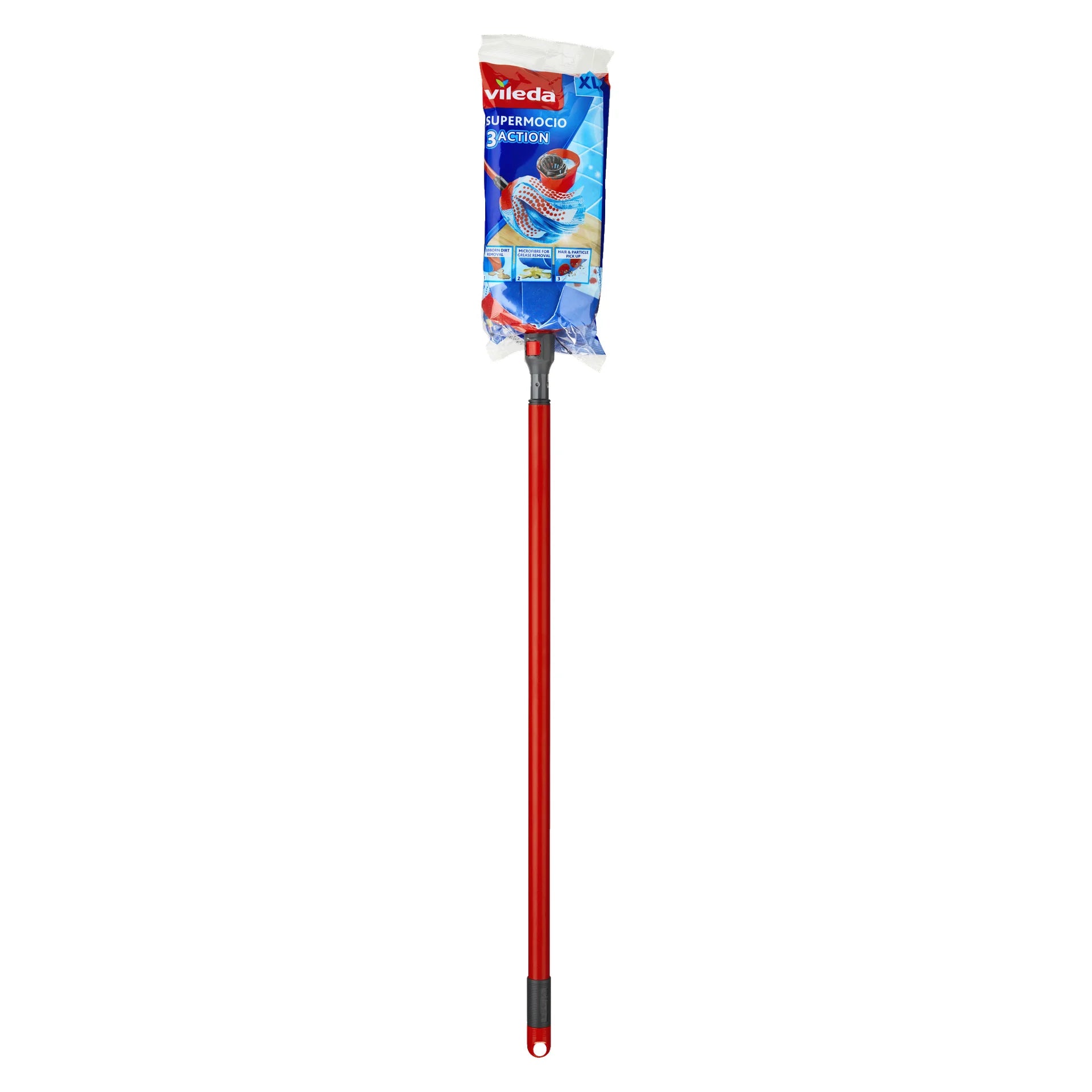 Vileda Supermocio 3 Action Mopp (med skaft)
