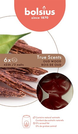 Bolsius Doftvax Oud Wood