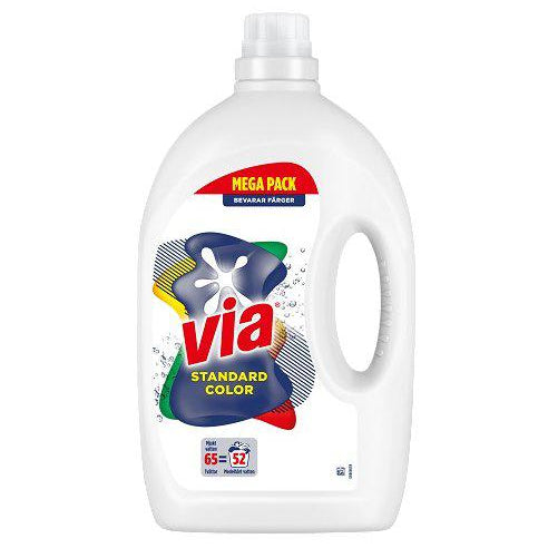 Via Tvättmedel Color Standard Flytande 2600 ML