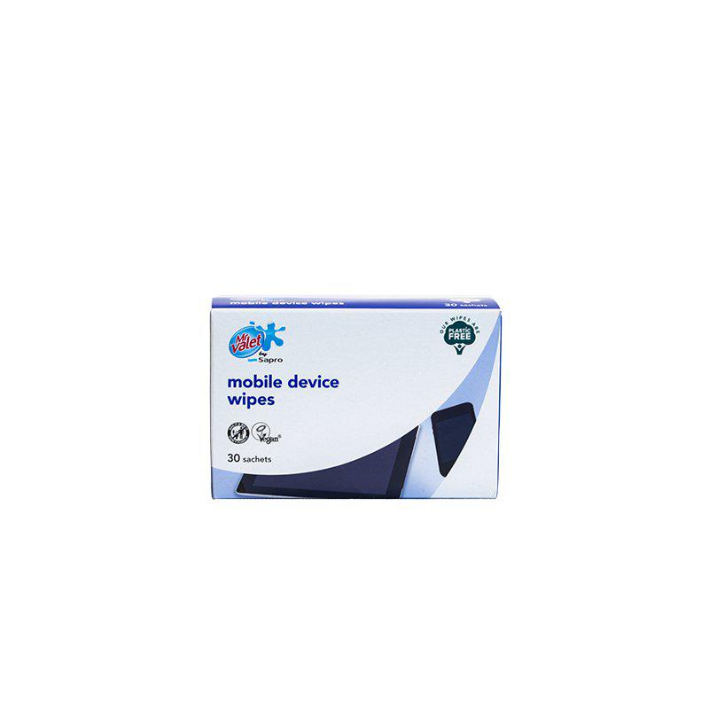 Mr Valet Mobile Device Wipes 30st