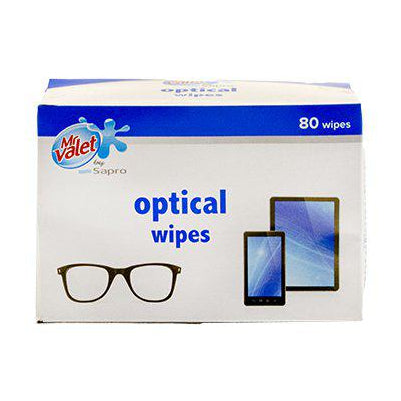 Mr Valet Optical Wipes 80st