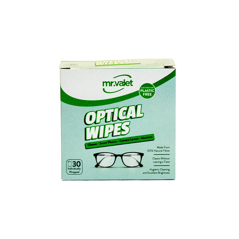 Mr Valet Optical Wipes 30st