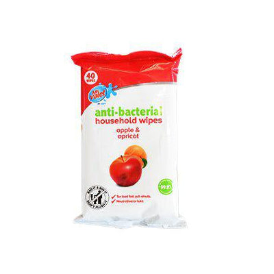 Mr Valet Våtservett Antibakteriell Äpple & Aprikos 40st