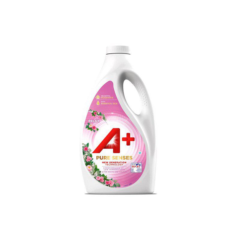 A+ Tvättmedel Flytande Pure Senses Relax 2475 ML