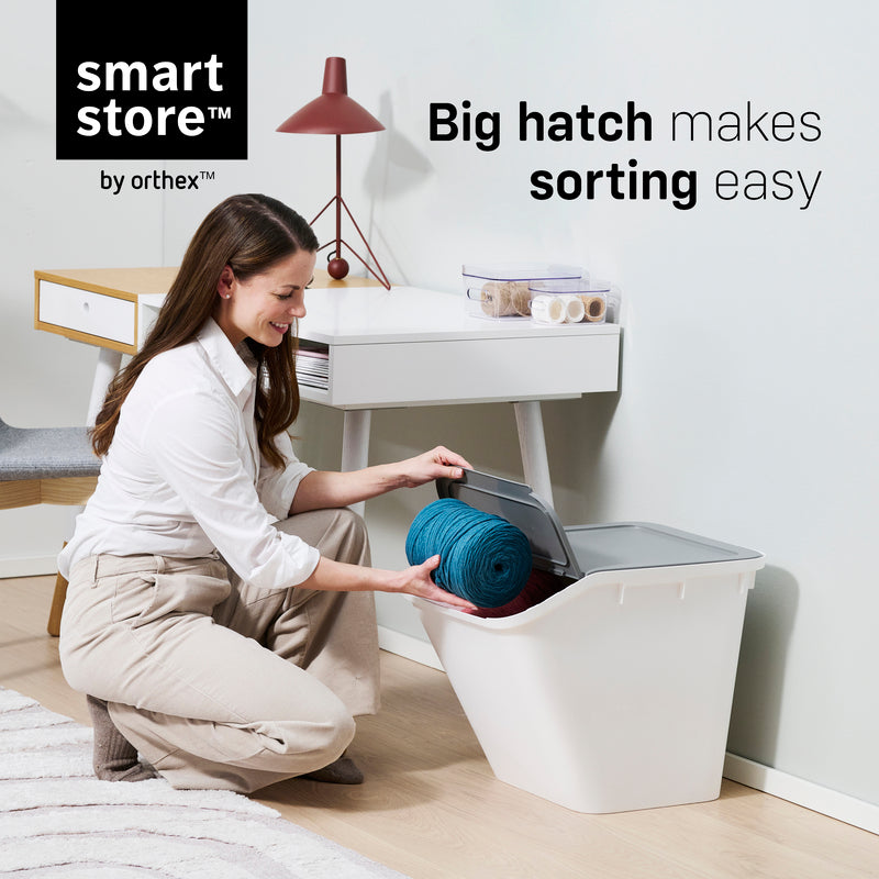 SmartStore™ Förvaringslåda ved vikbart lock 37 L